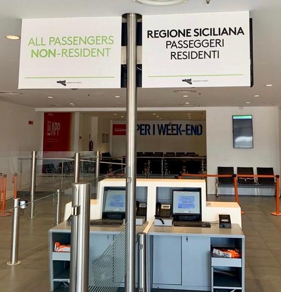 Aeroporto di Catania: al via i tamponi per i turisti in arrivo da Grecia, Spagna, Croazia e Malta